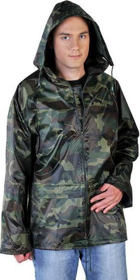 Kapuzen-Regenjacke XXL-Camouflage (XXL)