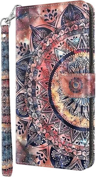 Produktbild Cover-Discount Google Pixel 7a - Etui Glitzer Effekt Mandala (Google Pixel 7a)