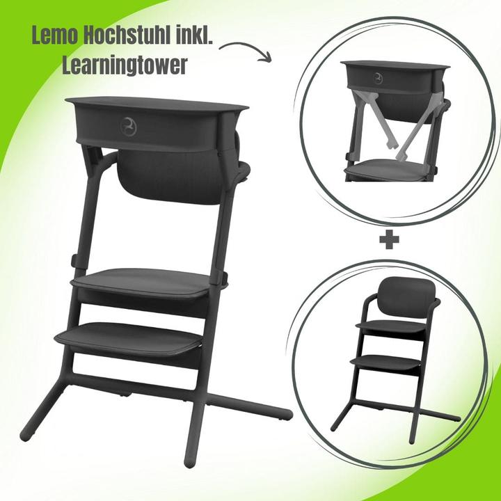 Produktbild Cybex Lemo Hochstuhl inkl. Learning Tower / Lernturm-Aufsatz