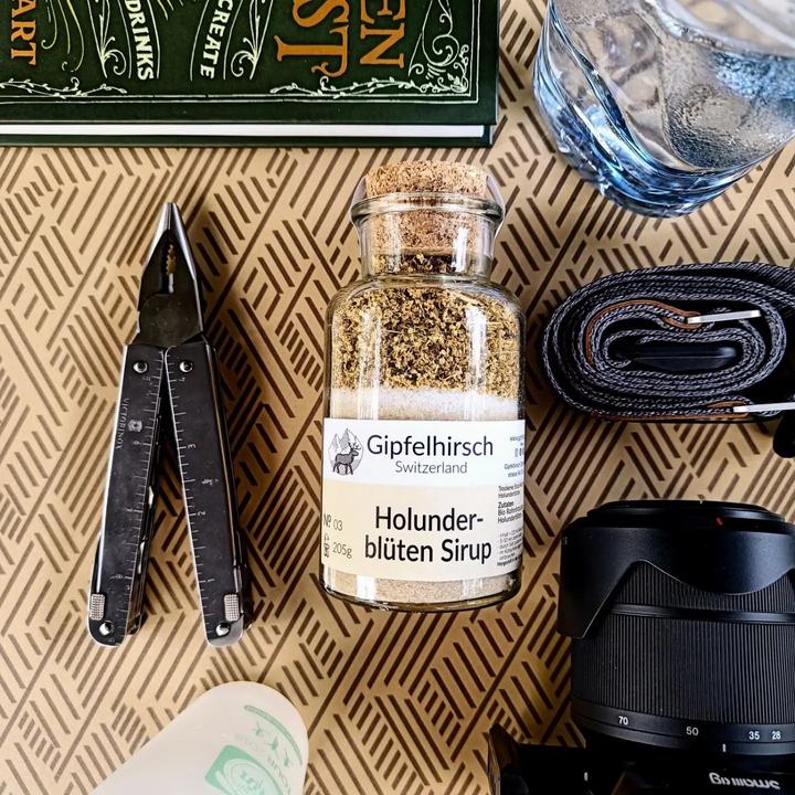 Produktbild Gipfelhirsch Holunderblütensirup (205 g)