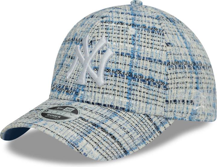 New Era 9Forty Damen Cap - TWEED New York Yankees blau