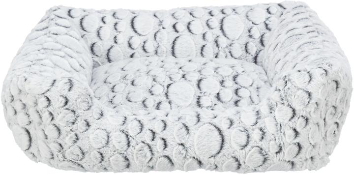 Image du produit Trixie Mila lit, square, peluche, 80 × 60 cm, blanc-gris (Chien)