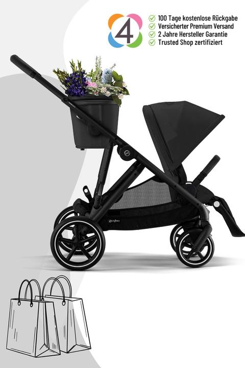 Produktbild Cybex Gazelle S Kinderwagen / Geschwisterwagen / Zwillingswagen