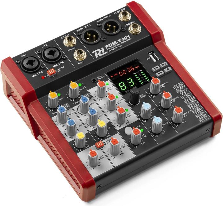 Image du produit Power Dynamics Table de mixage PDM-Y401 (Studio et mixeur live)