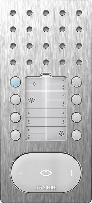Produktbild Siedle S. & Soehne Bus-Freisprechtelefon Comf Edelstahl/weiss BFC 850-0