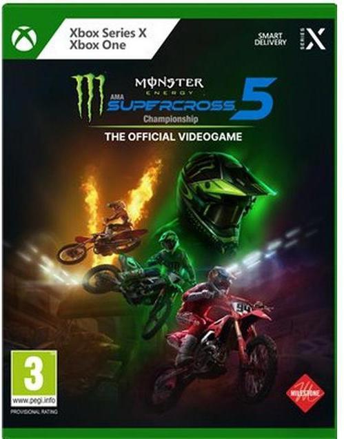 Produktbild Milestone Monster Energy Supercross - The Official Videogame 5 (Xbox One S, Xbox Series X, EN)