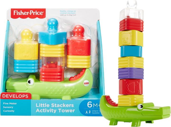 Actual product image Fisher-Price Stacking fun crocodile tower