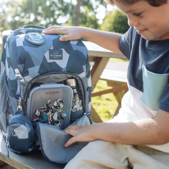 Immagine prodotto Beckmann Zaino scolastico Active Air FLX con tasca frontale double-face (25 l)