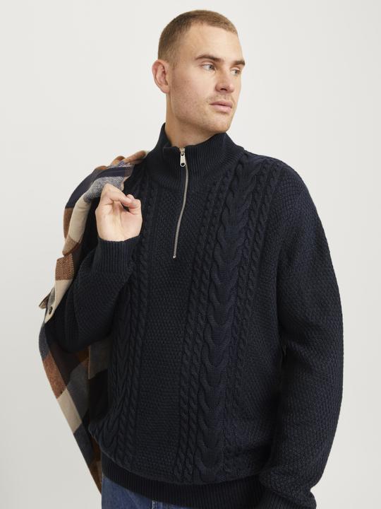 Actual product image Jack & Jones Plus quarter zip Quarter zip (5XL)