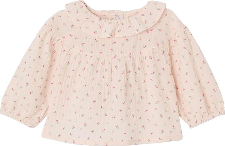 Actual product image Vertbaudet Baby-Set mit Volants: Bluse & Haremshose, Musselin (62)