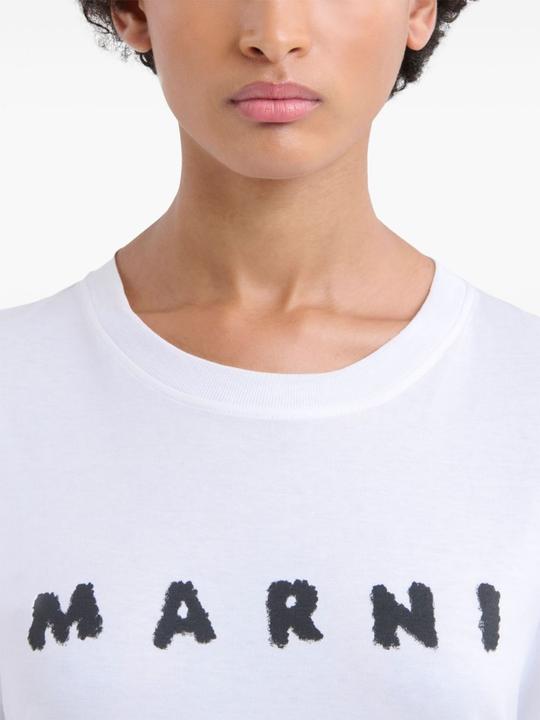 Immagine prodotto Marni cotton t-shirt with scribbled logo (38)