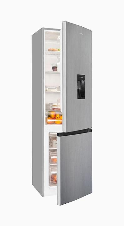 Actual product image Exquisit KGC265-70-WS-040D inoxlook, Fridge-freezer combination (freestanding) (260 l)