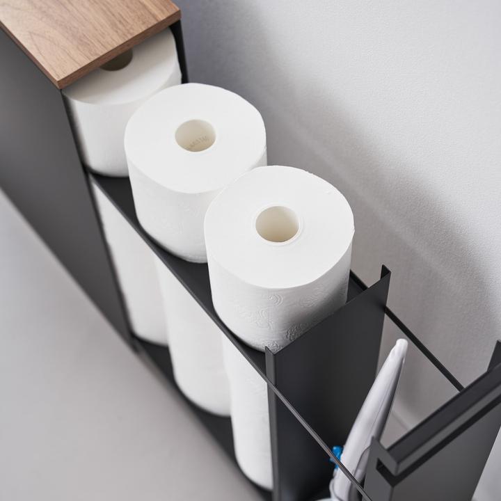 Image du produit Yamazaki Étagère extensible avec étagère en bois TOWER (140 x 56 x 55 cm)