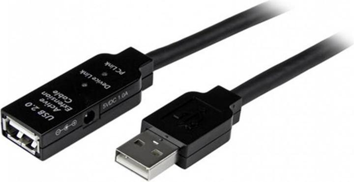 Produktbild StarTech 10m aktives USB 2.0 Verlängerungskabel - St/Bu - USB Verlängerung / Repeater Kabel (10 m, USB 2.0)