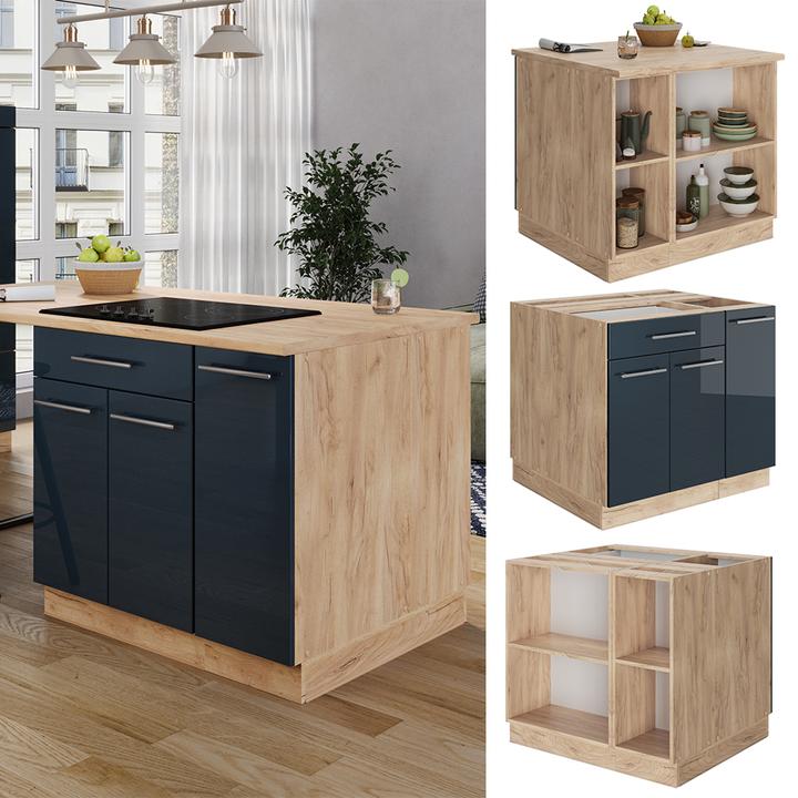 Actual product image Vicco Kücheninsel Fame-Line (90 x 81.5 x 82 cm)