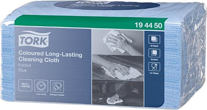 Produktbild Tork Allzweck-Reinigungstcher, 385 x 300 mm, blau (40 x)