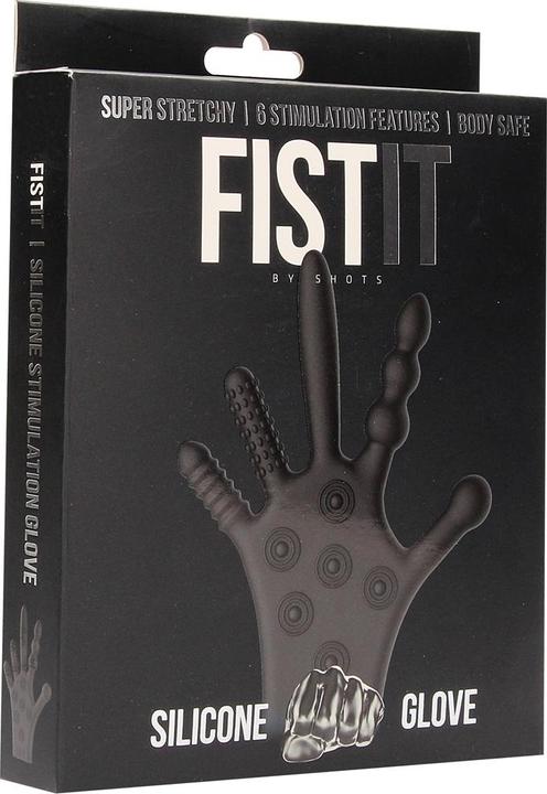 Actual product image Shots Silicone Stimulation Glove