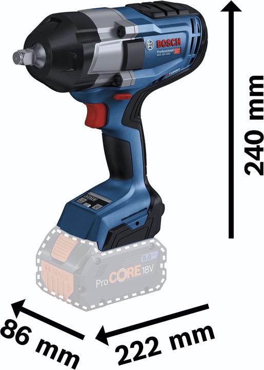Produktbild Bosch Professional GDS 18V-1000 (Akkubetrieb)