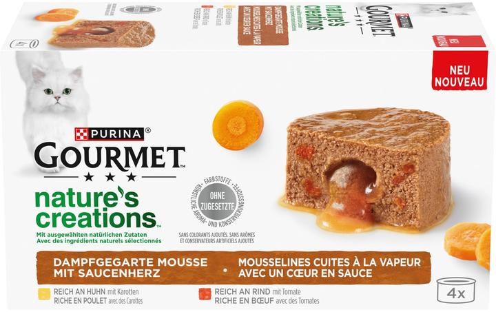 Gourmet Mousse con cuore di salsa (Adulto, 4 pz., 340 g)