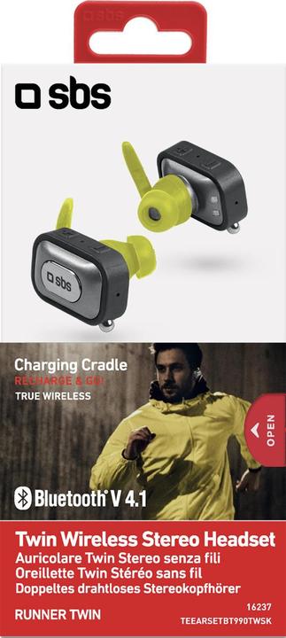 Produktbild SBS Twin Stereo In Ear Kopfhörer Kabellos (6 h, Kabellos)