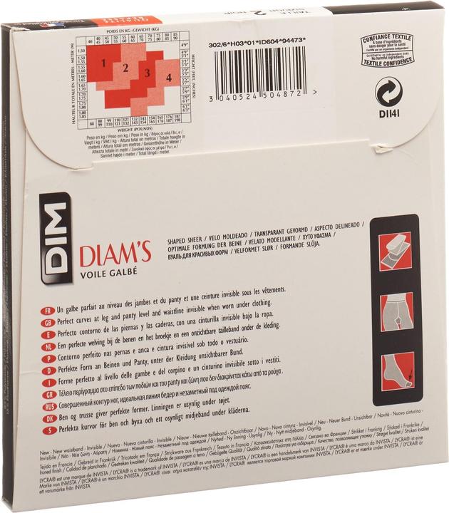Produktbild DIM Diam's Voile Galbé (22 DEN, 38 - 40)