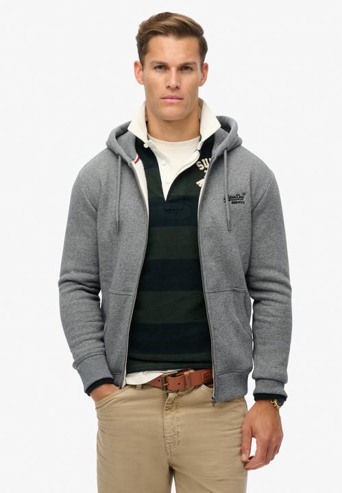 Produktbild Superdry Sweatjacke Casual Figurbetont ESSENTIAL LOGO ZIP HOODIE (S)