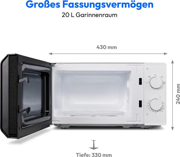Productafbeelding Medion MD 11475 Magnetron zwart 20l (EU-stekker, 20 l)