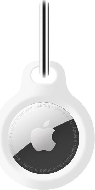 Produktbild König Design Schlüsselanhänger für Apple AirTag Hülle Case Koffer Anhänger Kunststoff Weiss