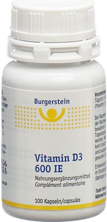 Burgerstein Vitamin D3 (100 Stück, Tabletten, Kapseln, 34 g)