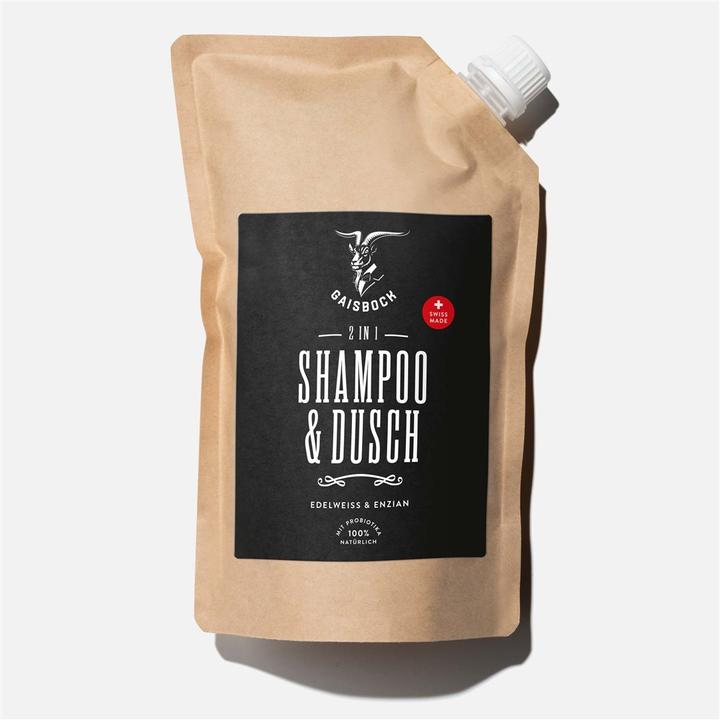 Produktbild Gaisbock 2 in 1 Shampoo & Duschgel Refill (500 ml, Flüssiges Shampoo)