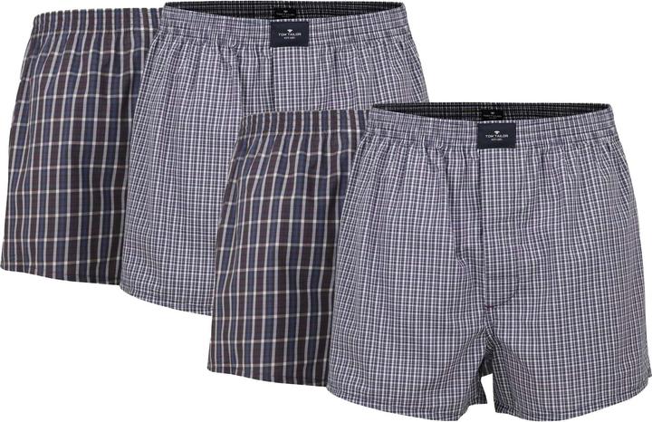 Produktbild Tom Tailor Web-Boxershorts Casual Bequem sitzend (XL, 4er Pack)