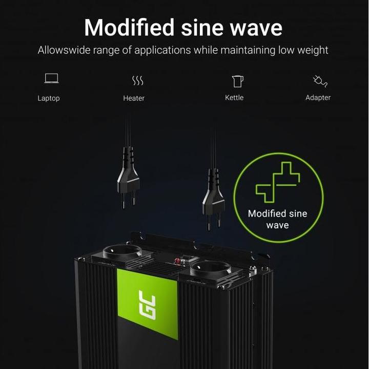 Produktbild GreenCell Car Voltage Inverter - 24V to 230V - 3000W/6000W