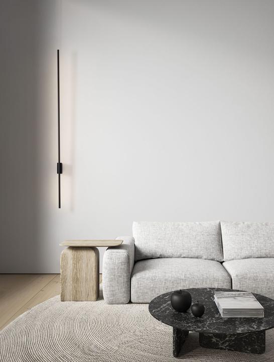 Actual product image Nova Luce TIEN LED wall light black 20W warm white 1.5x8.3x120cm 9081105