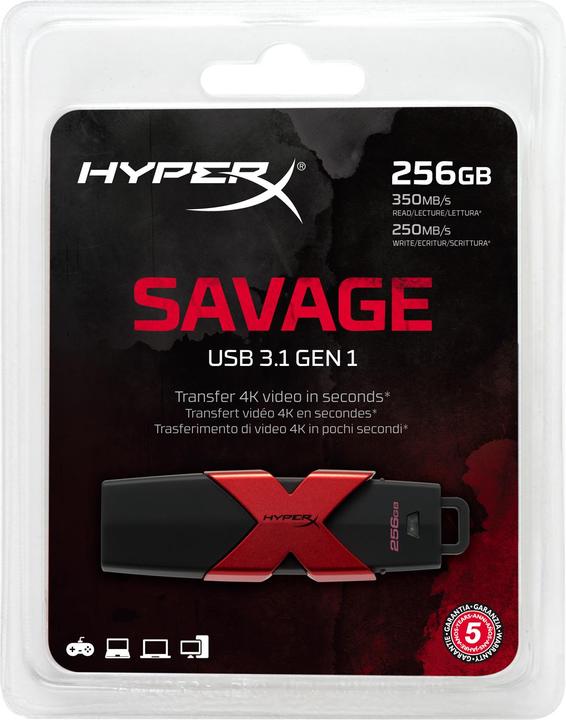 Actual product image HyperX Savage (256 GB)