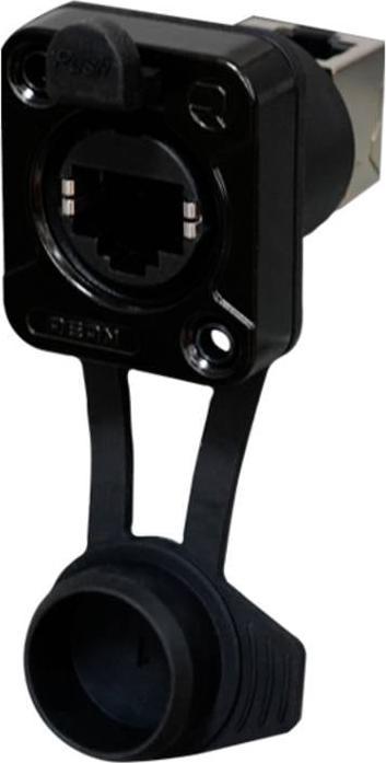 Rean AV RJ45 Feedthrough, 90° UP, IP65 Airtight RRE8F-Z-011-1 Buchse, Einbau