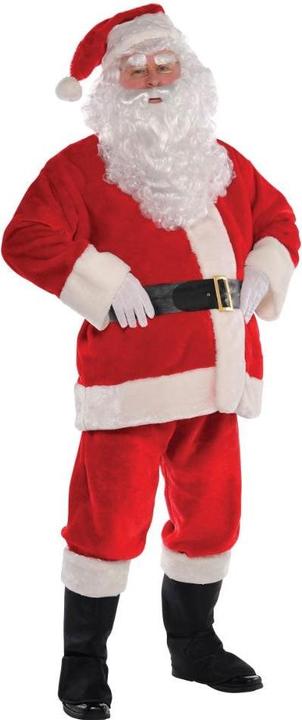Produktbild Amscan Weihnachtsmann Plüsch Kostüm für Herren (M, L)
