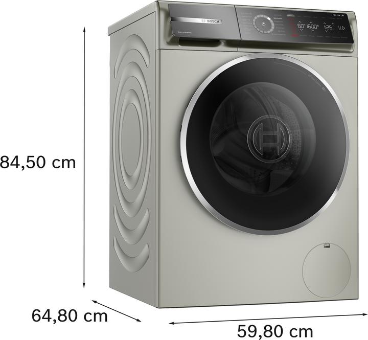 Actual product image Bosch Hausgeräte WGB2560X1 (10 kg, Left)