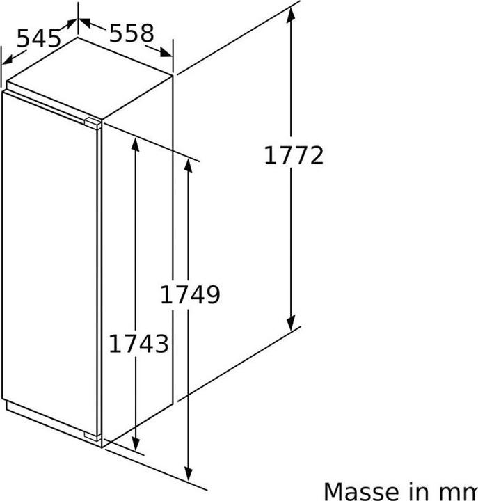 Actual product image Bosch Hausgeräte KIF82PFE0 (269 l)