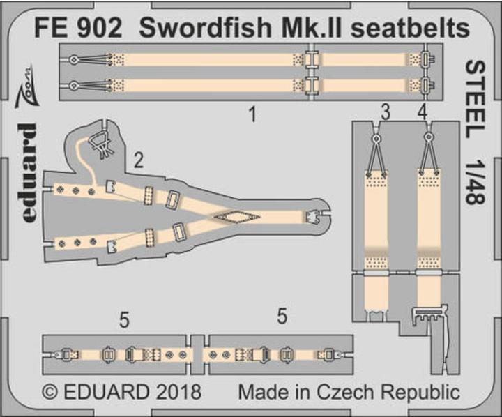 Immagine prodotto Eduard Cinture di sicurezza Swordfish Mk.II STEEL f.Tamiya