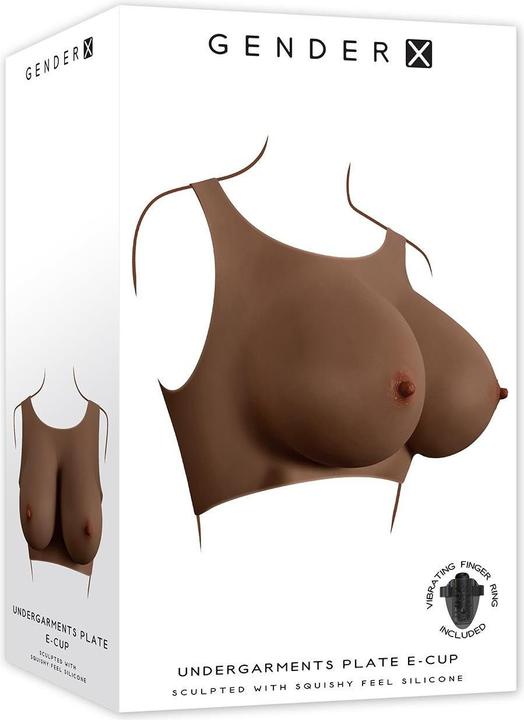 Gender X Ondergoed - Bord E-Cup Bruin 30 cm