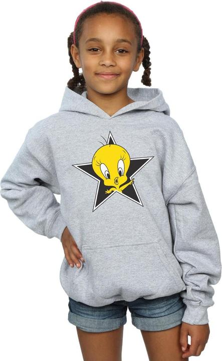 Produktbild Looney Tunes Tweety Pie Star Kapuzenpullover Mädchen (140, 146)