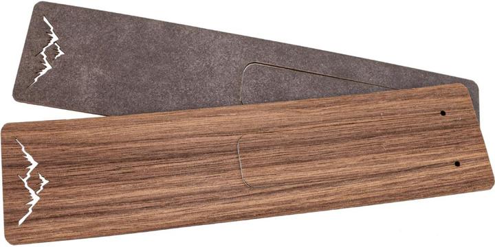 La Mia! Holz Lesezeichen 150 x 35 x 0,7 mm aus Nussbaum geölt