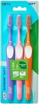 Actual product image TePe Supreme Soft Toothbrush Soft 3Pcs Mix (Soft, 3 x)
