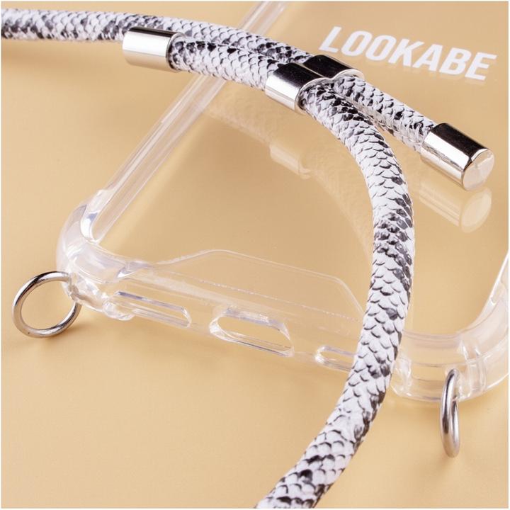 Actual product image Lookabe Necklace Snake Edition iPhone Xr silver snake loo019