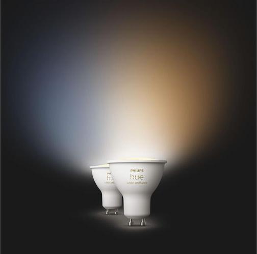 Image du produit Philips Hue Ambiance blanche (GU10, 4.20 W, 400 lm, 2 x, E)