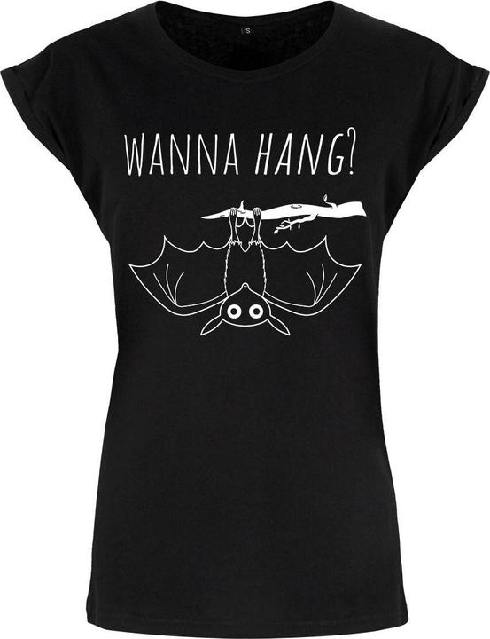 Grindstore Cute Bat Wanna Hang TShirt (XXL)