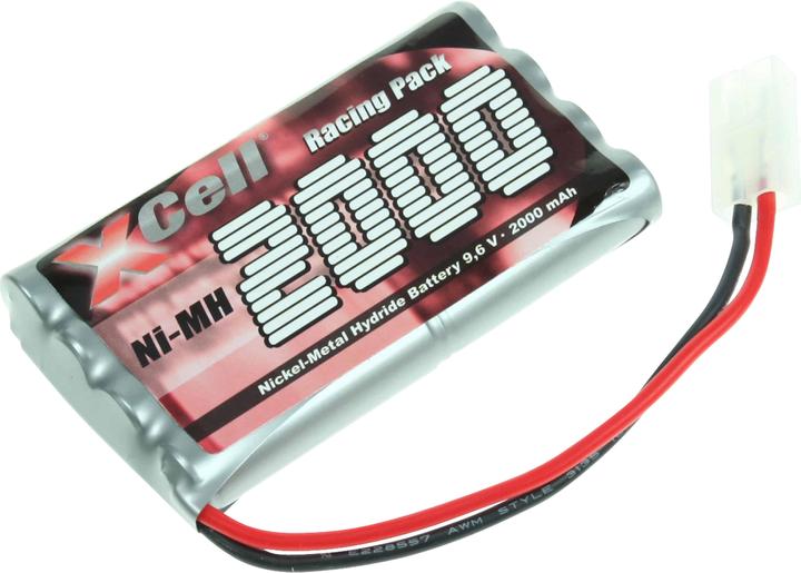 Produktbild XCell Ni-MH Akku 127927 RC-Pack, 9,6 V, 2000mAh, L4x2 (9.60 V, 2000 mAh)