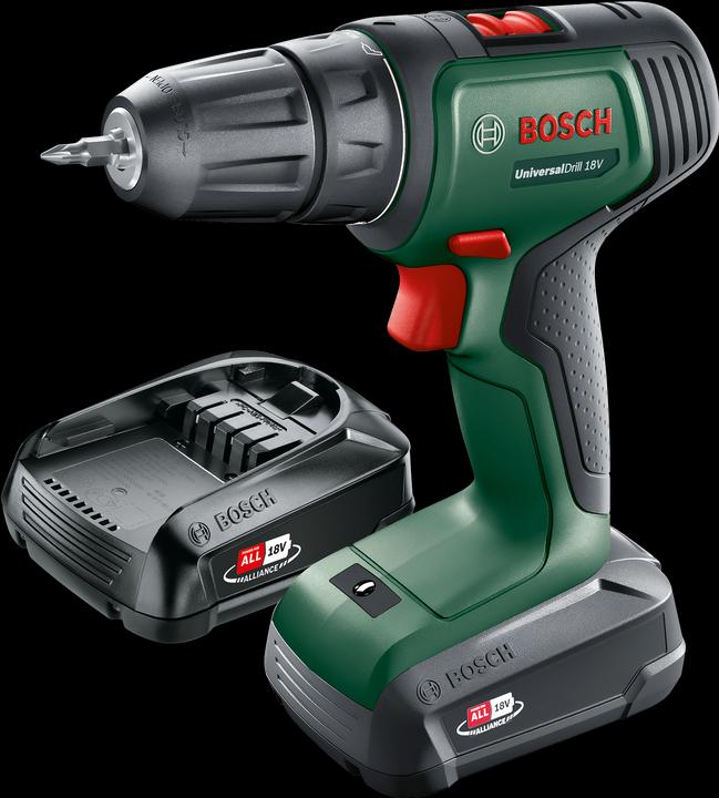 Produktbild Bosch Home & Garden UniversalDrill 18V + SystemBox (Akkubetrieb)