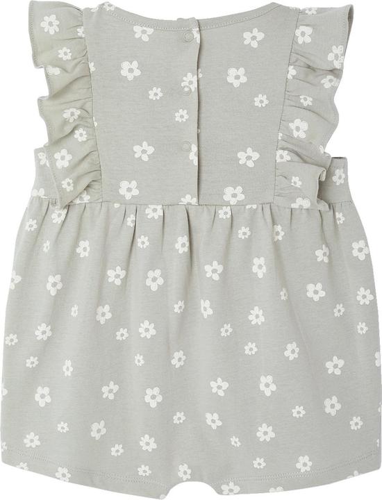 Vertbaudet Bio-Kollektion: Baby Kurzoverall mit Volantärmeln BASIC (104)
