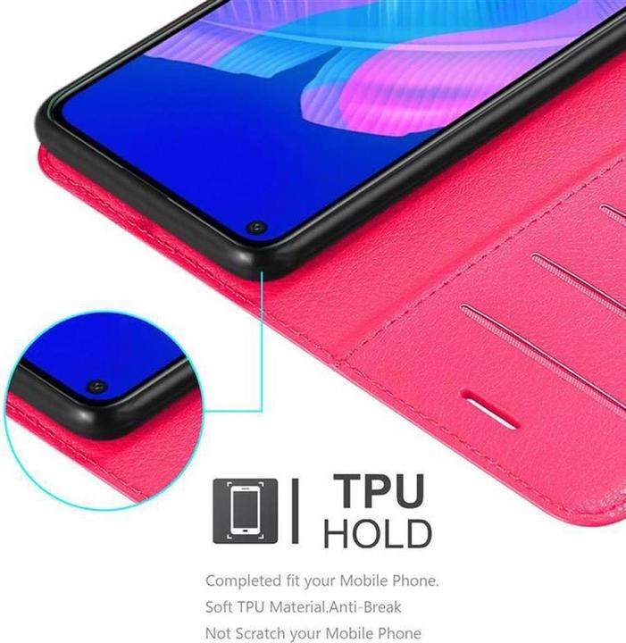 Actual product image Cadorabo Book with stand function cover (Huawei P40 Lite E)